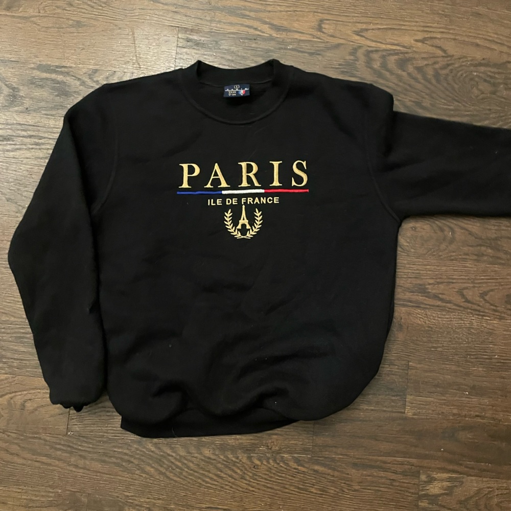 Paris Souvenir Embroidered Sweatshirt
